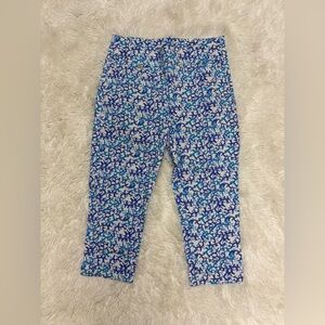 Lulu-B Blue and White Abstract Pants